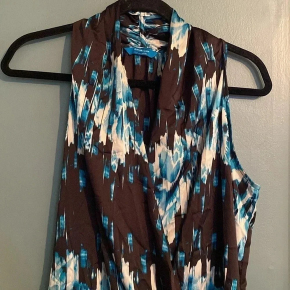 Derek Lam for design nation - women’s sleeveless faux wrap dress - size L - Picture 6 of 9